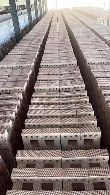 Керамический, Рифленый, Пустотелый, дырчатый кирпич, Одинарный, 250×120×65