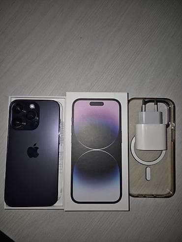 IPhone 14 Pro, цвет Deep Purple. Комплектация на фото: - Смартфон с