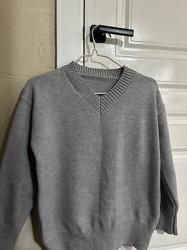 Личные вещи: Кофта, V-образный вырез, Осень-весна, S — 3