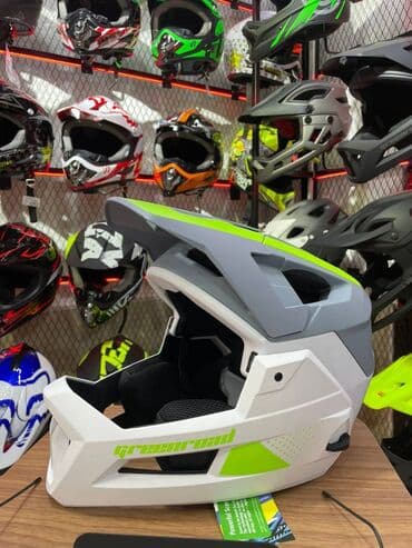 камеры для велосипедов: Шлем велосипедный унисекс, на все лицо, для горных велосипедов — 1