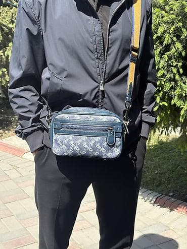 барсетки женские: Барсетка, Coach, Материал: Комбинированный материал, Застежка на молнии, Б/у — 4