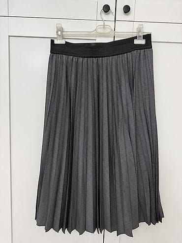 шуба женский: Юбка, Модель юбки: Плиссе, Миди, По талии — 1