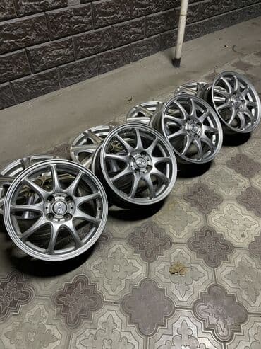 вращающийся диск: Литые Диски R 15 RAYS, Комплект, Б/у — 7