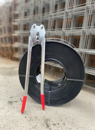 апарат для стяжки: Пэт лента (1000м×16мм×1мм×22кг) 2950с Клипсатор механический — 1