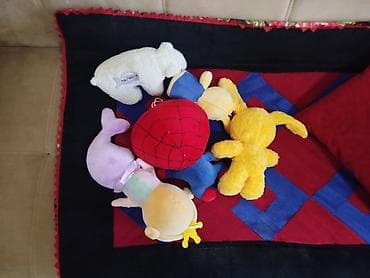 куклы оригинал: Мягкие игрушки набором - Плюшевые персонажи и зверята разного — 1