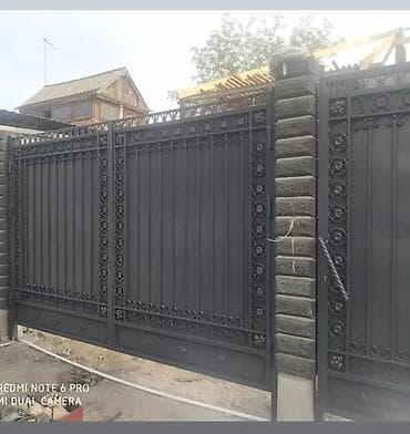 Откатные ворота: Ворота, откатные ворота!!! Изготовление металлических входных ворот из — 8