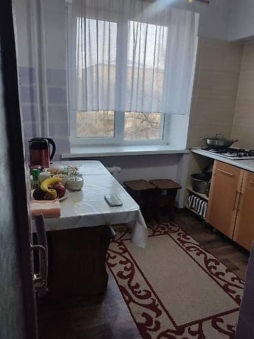квартира 2 ком: 2 комнаты, 43 м², Индивидуалка, Манаса/Боконбаева Индивидуалка, 3 этаж, Евроремонт — 4