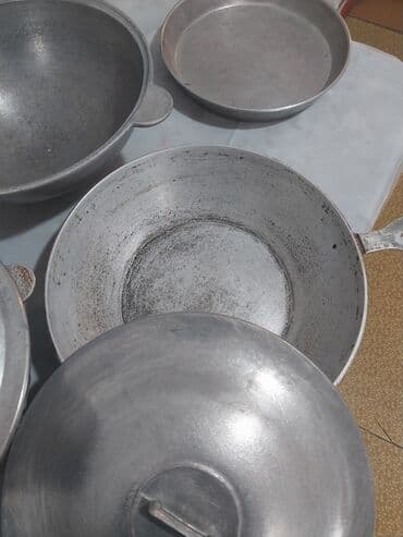 Сушилки: Набор алюминиевой посуды для кухни Состав: - Двухъярусная — 4