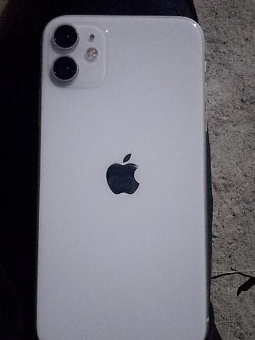 iphone 5a: IPhone 11, Б/у, 128 ГБ, Белый, Зарядное устройство, 95 % — 1