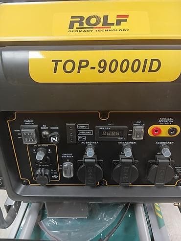 авр: Бензиновый электрогенератор ROLF TOP-9000ID Описание и основные — 1