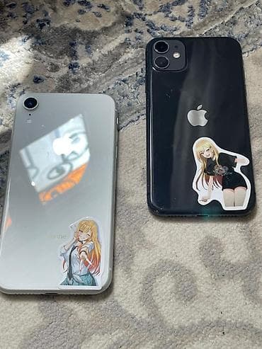 б у телефон айфон: IPhone 11, Б/у, 64 ГБ, Black Titanium, Чехол, 77 % — 1