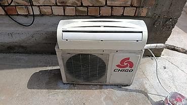 кондиционер черный купить: Сплит-система, Chigo, Б/у, 35-40 м², Классический — 1