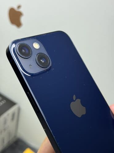 купить макбук м1 бу: IPhone 13, Колдонулган, 128 ГБ, Midnight, Куту, 100 % — 5