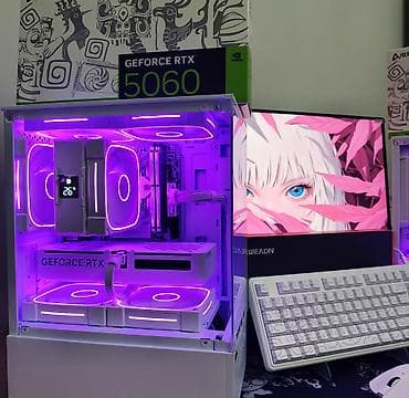 i5 12600kf: Компьютер, ядер - 6, ОЗУ 16 ГБ, Для работы, учебы, Новый, Intel Core i5, NVIDIA GeForce RTX 5060, NVMe — 3