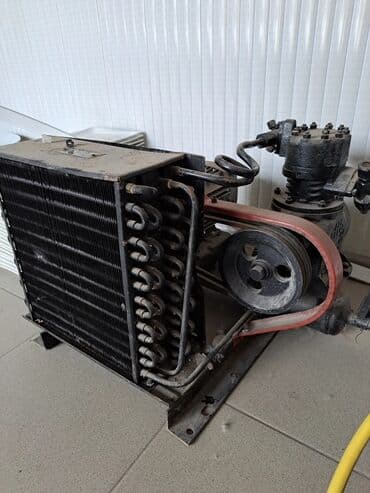 Морозильные шкафы, лари: Продаю холодильный агрегат новый СССР. 3х фаз можно 1 фаза — 1