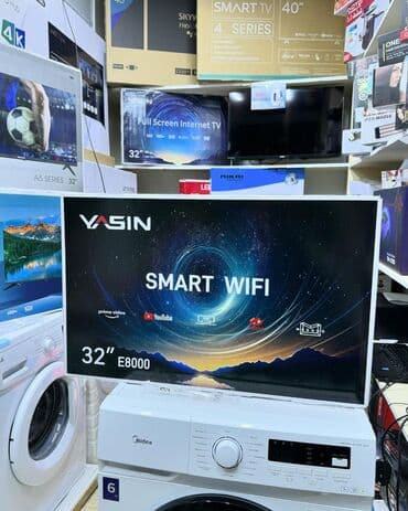 yasin led 32e59ts: 🔥🔥АКЦИЯ ‼️👍🔥 У нас самый низкий цены. Акция!!! Ясин 32 дюм диагонал — 17