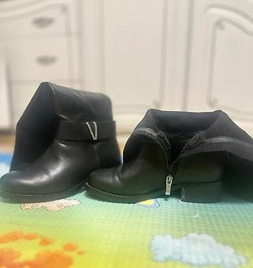 акции на зимние сапоги: Женские высокие сапоги из чёрной. - Классический прямой голенище до — 2