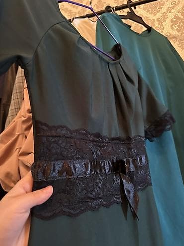 slim patch: Вечернее платье, Классическое, Короткая модель, С рукавами, S — 2