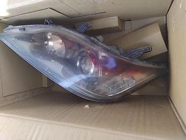 лампа с лупой: Передняя левая фара Lexus 2010 г., Б/у, Оригинал, Япония — 6