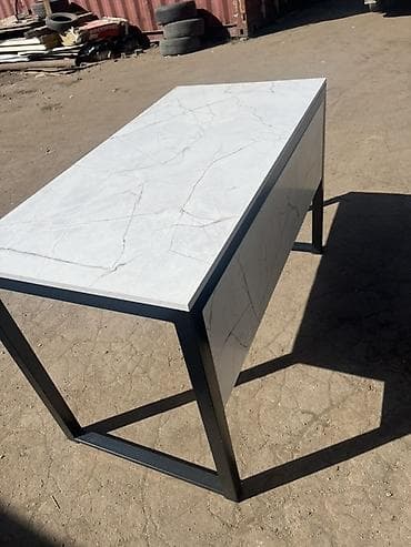 Офис столдору: Кеңсе үчүн үстөл, Жаңы, Жөндөлбөй турган, Тик бурчтуу, Темир, Өзү алып кетүү, Акылуу жеткирүү — 3