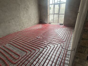 газ расрочка: Батареяларды орнотуу, Жылытуучу системаны орнотуу, Жылуу пол Кепилдик 6 жылдан ашык тажрыйба — 5