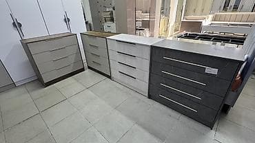 рейка 5 4: Комод для одежды, Без зеркала, ЛДСП, цвет - Серый — 3