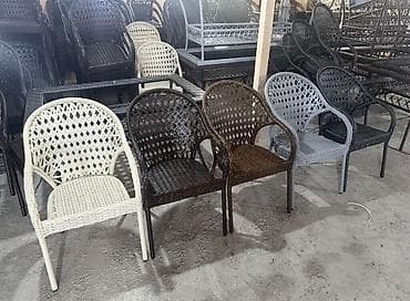 Шкафы: Комплект садовой мебели, Стол, Ротанг — 6