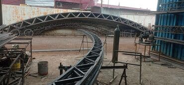 швеллер и двутавр: Фермы Навесы. Большие Арки для ангаров Металлические фермы для — 12