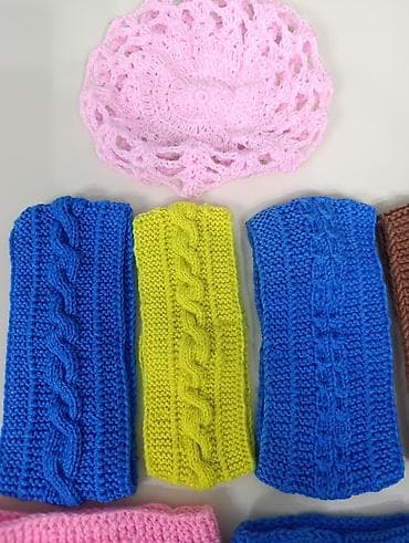 ручная работа ободок: Цвет - Синий — 1