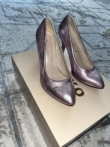 туфли женские 40 р: Женские туфли-лодочки — 2 пары 1) Серебристые slingback Florin - — 4