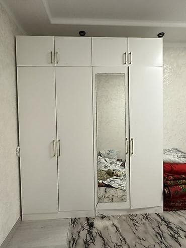 бу шкафтар: Шифоньерлер, кийидер үчүн шкафтар, Түз, ЛДСП — 2