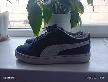 кийим: Эркектердин кроссовкасы, 38, 38.5, Puma, Жаңы, түсү - Көк, Өзү алып кетүү — 1