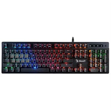 intel core i5 13600k: Клавиатура, A4Tech, Механическая, Проводное подключение, Размер: 100% — 1