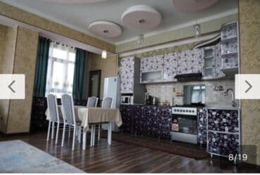 сдаю квартиру район бишкек парк: 3 комнаты, Бронь, Бытовая техника, Домофон — 6