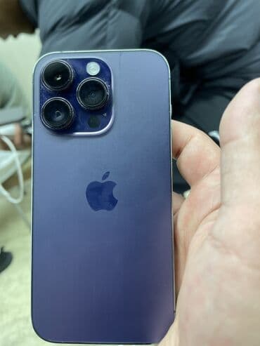 16 pro max цена бишкек: IPhone 14 Pro, Колдонулган, 128 ГБ, Deep Purple, Коргоочу айнек, Каптама, 83 % — 1