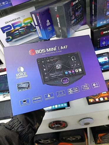 Видеорегистраторы: Автомобильный мультимедийный плеер BOS-MINI A47 - Сенсорный экран — 4