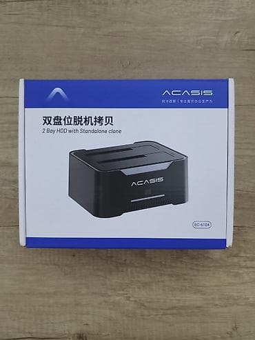 подставка для дисков: Док‑станция ACASIS EC-6104 для SATA жестких дисков/SSD 2.5/3.5 с — 8