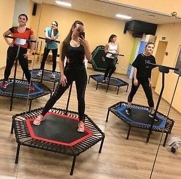 батут спортивный: Фитнес батут для джампинга Диаметр батута: 122см Высота от пола — 2