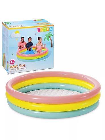 детские бассейны бишкек: 🌈 Детский надувной бассейн Intex 147×33 см 💦 👶 Безопасный бассейн для — 9