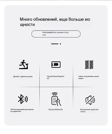 тренировка: Компактная домашняя беговая дорожка для ходьбы и бега - Скорость 8 — 6