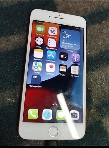 redmi note 17 plus: IPhone 7 Plus, Б/у, 128 ГБ, Красный, Чехол, 70 % — 2