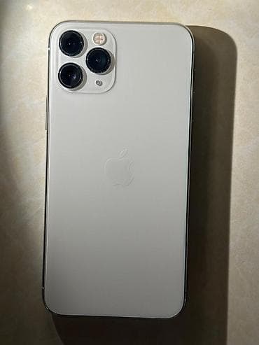 телефон айфлн: IPhone 11 Pro, Б/у, 64 ГБ, Серебристый, Зарядное устройство, Защитное стекло, Кабель, 71 % — 8