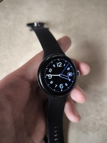 Google Pixel Watch 2 LTE (корпус черный, черный спортивный ремешок)