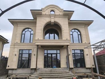 кара балта палас: Фасад из натурального камня современным дизайном. Фасад выполнен из — 10