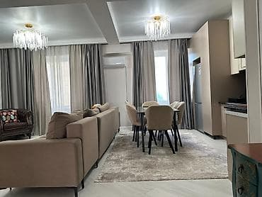 2 комнаты, 68 м², Асанбай мкр Элитка, 10 этаж, Евроремонт — 1