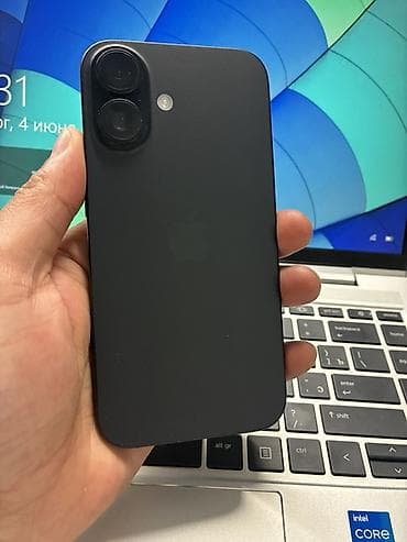 б у айфон 16: IPhone 16, Б/у, 128 ГБ, Черный, Защитное стекло, Чехол, Кабель, 91 % — 1