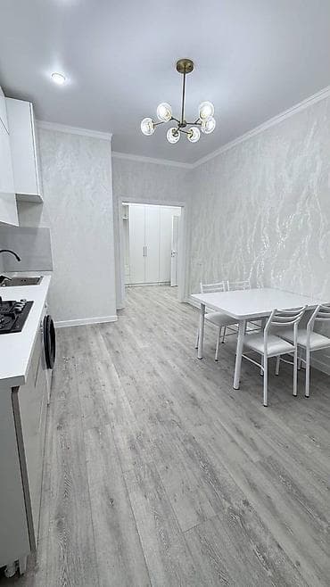 Кыймылсыз мүлк: 1 бөлмө, 42 м², Туңгуч мкр Элитка, 8 кабат, Евро оңдоо — 8