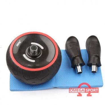 купить спортивный валик для спины: Автоматический ролик для пресса с двойным колесом Характеристики — 2