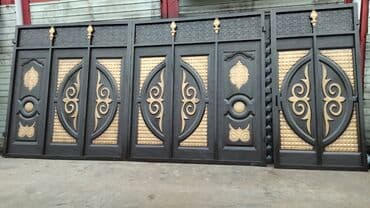 ворота для дачи: Ворота, распашные откатные, металл Россия, отличного качества — 2