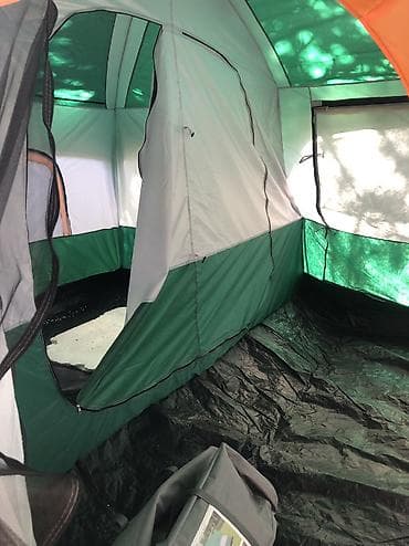 Жаны Палатка 3х4,2 
6-8 адам ылайыктуу 2 комнат
Качество жакшы